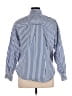 Express 100% Cotton Stripes Blue Long Sleeve Button-Down Shirt Size L - photo 2