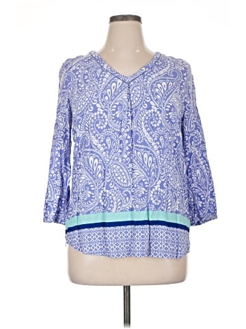 St. John's Bay 3/4 Sleeve Blouse (view 1)