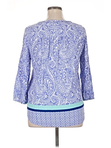 St. John's Bay 3/4 Sleeve Blouse (view 2)