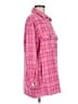 Zara Plaid Pink Coat Size M - photo 4