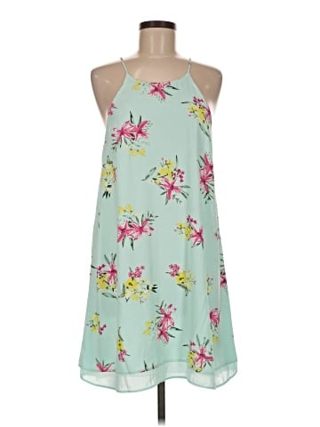 Pink Rose Casual Dress (view 1)