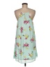 Pink Rose 100% Polyester Tropical Teal Casual Dress Size M - photo 2