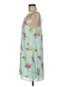 Pink Rose 100% Polyester Tropical Teal Casual Dress Size M - photo 5