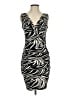 En Focus Studio Animal Print Black Cocktail Dress Size 4 - photo 1