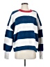 Maeve Stripes Blue Pullover Sweater Size S - photo 1