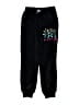 Justice 100% Polyester Stars Black Casual Pants Size 10 - photo 1
