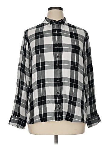 Express Long Sleeve Button-Down Shirt (view 1)