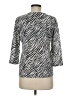 Chaus Silver 3/4 Sleeve Blouse Size M - photo 2