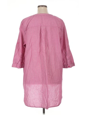 Ellos 3/4 Sleeve Button-Down Shirt (view 2)