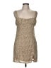 Polly Animal Print Tan Casual Dress Size 8 - photo 1