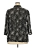 Kim Rogers 100% Polyester Black 3/4 Sleeve Blouse Size 2X - photo 2