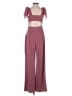 Moa Moa Burgundy Pink Jumpsuit Size S - photo 2