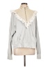 Wildfox 100% Cotton Gray Sweatshirt Size Lg (3 or L) - photo 1