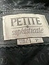Petite Sophisticate 100% Nylon Black Raincoat Size P (petite) - photo 6