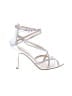 Pelle Moda Silver Sandals Size 8 1/2 - photo 1