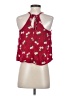 Hollister Red Sleeveless Blouse Size XS - photo 2