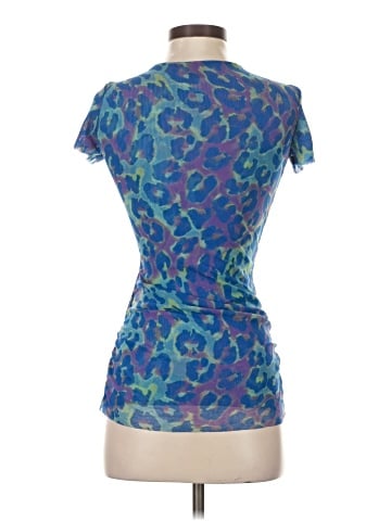 Black Saks Fifth Avenue Short Sleeve Blouse (view 2)