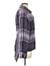 Keren Hart Plaid Purple Long Sleeve Button-Down Shirt Size L - photo 4