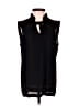 DKNY 100% Polyester Black Sleeveless Blouse Size S - photo 1