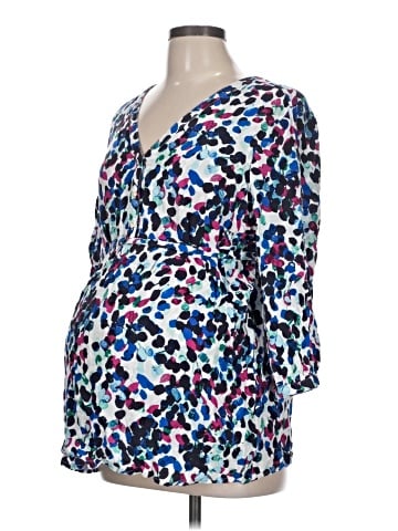 Motherhood Long Sleeve Blouse (view 1)