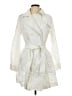 Gap 100% Cotton Ivory Trenchcoat Size L - photo 1