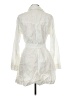Gap 100% Cotton Ivory Trenchcoat Size L - photo 2