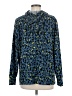 G.I.L.I. Animal Print Blue Long Sleeve T-Shirt Size M - photo 2