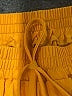 Unbranded 100% Polyester Solid Yellow Athletic Shorts Size M - photo 3
