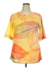 Unbranded 100% Polyester Orange Short Sleeve T-Shirt Size XXL - photo 1