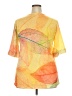 Unbranded 100% Polyester Orange Short Sleeve T-Shirt Size XXL - photo 2
