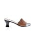 Stuart Weitzman Color Block Brown Sandals Size 8 - photo 1