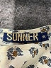 Sunner 100% Silk Print Tan Ivory Casual Dress Size M - photo 7