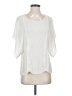 Zara Basic Ivory Short Sleeve Blouse Size S - photo 1