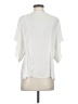 Zara Basic Ivory Short Sleeve Blouse Size S - photo 2