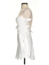 American Threads 100% Polyester Metallic Silver Cocktail Dress Size XS - photo 5