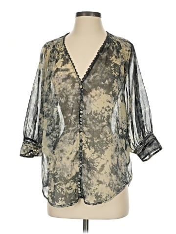 Rainn 3/4 Sleeve Blouse (view 1)