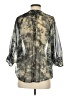 Rainn 100% Polyester Gray 3/4 Sleeve Blouse Size S - photo 2