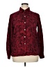 Kathy Che Paisley Burgundy Long Sleeve Button-Down Shirt Size XL (estimated) - photo 1