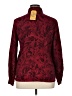 Kathy Che Paisley Burgundy Long Sleeve Button-Down Shirt Size XL (estimated) - photo 2