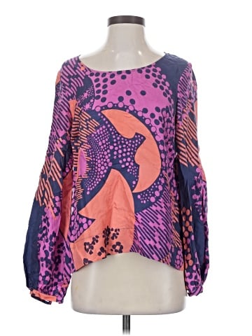 See By Chloé 3/4 Sleeve Silk Top (view 1)