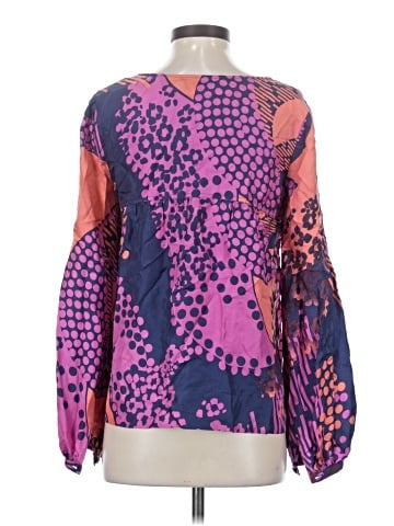 See By Chloé 3/4 Sleeve Silk Top (view 2)