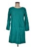 J.Crew Solid Teal Casual Dress Size 6 - photo 1