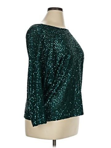 ELOQUII 3/4 Sleeve Top (view 2)