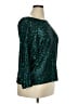 ELOQUII 100% Polyester Teal 3/4 Sleeve Top Size 14 Plus - photo 2