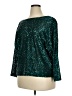 ELOQUII 100% Polyester Teal 3/4 Sleeve Top Size 14 Plus - photo 4