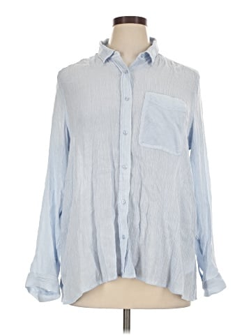Express Long Sleeve Button-Down Shirt (view 1)