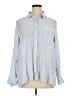 Express Blue Long Sleeve Button-Down Shirt Size XL - photo 1
