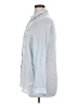 Express Blue Long Sleeve Button-Down Shirt Size XL - photo 5