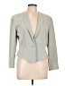 Due Per Due 100% Silk Gray Silk Blazer Size 10 - photo 1
