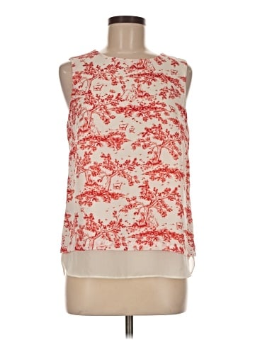 Rose + Olive Sleeveless Blouse (view 1)